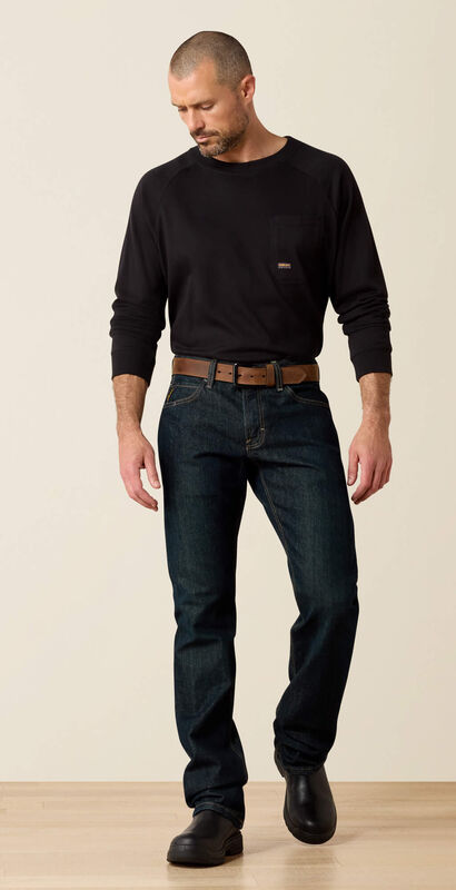 Rebar M7 Slim DuraStretch Basic Stackable Straight Leg Jean Full
